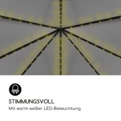 Pantheon Solid Sky Ambient Solar Pavillon Mit Grauem Dach 3x3m Polycarbonat Aluminium 13 Pantheon Solid Sky Ambient Solar Pavillon Mit Grauem Dach 3x3m Polycarbonat Aluminium -Haushaltsgeräte Geschäft 10035899 de 0003 logo