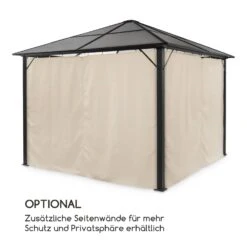 Pantheon Solid Sky Ambient Solar Pavillon Mit Grauem Dach 3x3m Polycarbonat Aluminium 14 Pantheon Solid Sky Ambient Solar Pavillon Mit Grauem Dach 3x3m Polycarbonat Aluminium -Haushaltsgeräte Geschäft 10035899 de 0004 logo