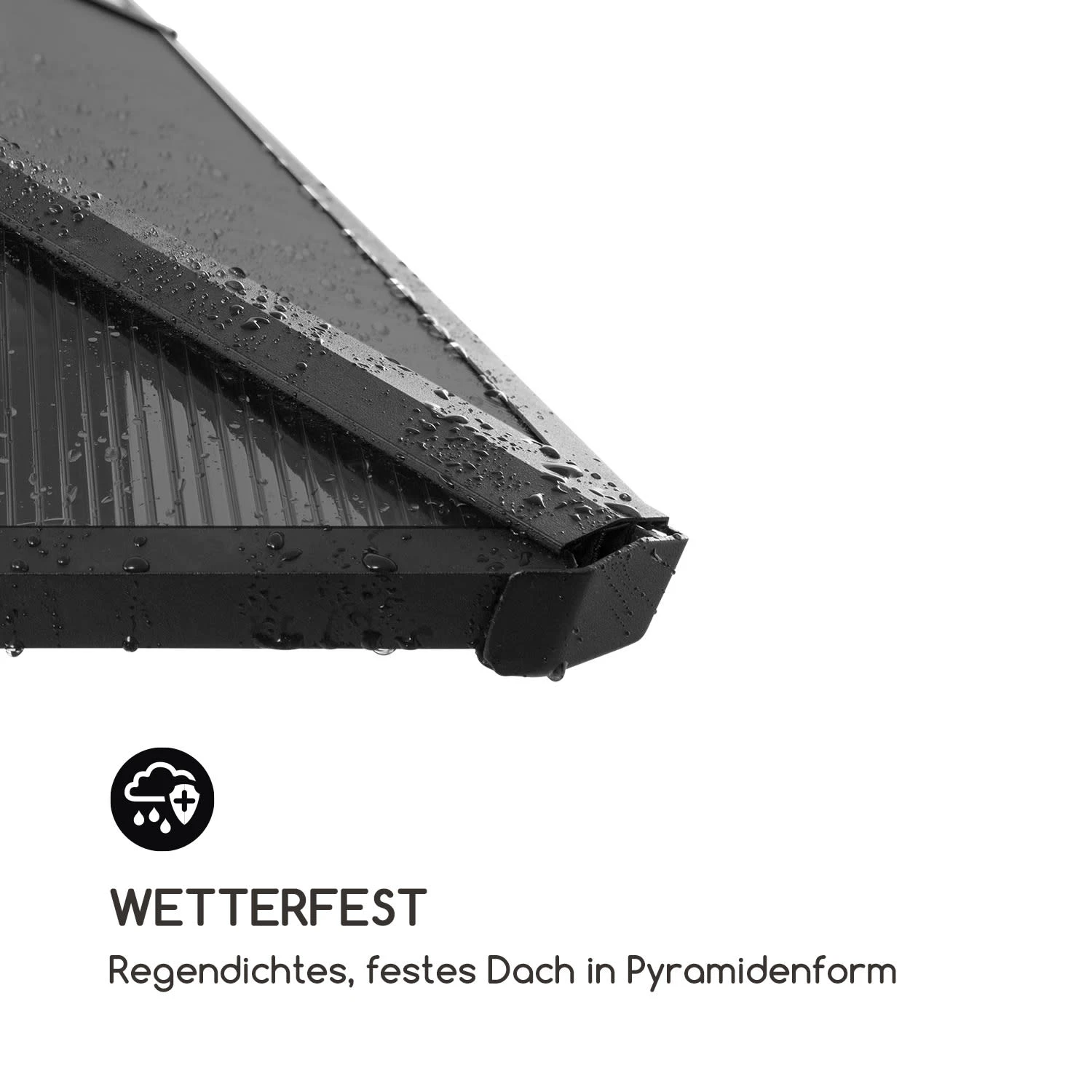 Pantheon Solid Sky Ambient Solar Pavillon Mit Grauem Dach 3x3m Polycarbonat Aluminium 7 Pantheon Solid Sky Ambient Solar Pavillon Mit Grauem Dach 3x3m Polycarbonat Aluminium – Bild 5