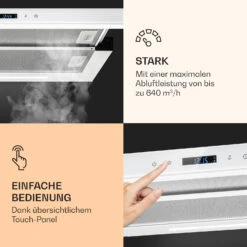 Mariana Neo 60 Flachschirmhaube 60cm 640 M³/h Abluft LED -Haushaltsgeräte Geschäft 10035925 de 0004 logo