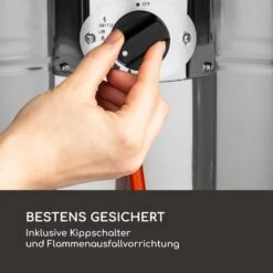 Heatwave Gasheizstrahler 10 KW (728 G/h) Bodenrollen Schutzcover Piezozündung -Haushaltsgeräte Geschäft 10035957 de 0004 logo