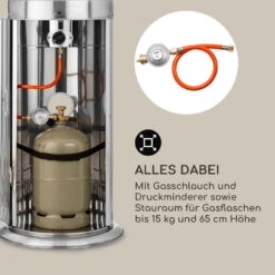 Heatwave Gasheizstrahler 10 KW (728 G/h) Bodenrollen Schutzcover Piezozündung -Haushaltsgeräte Geschäft 10035957 de 0005 logo