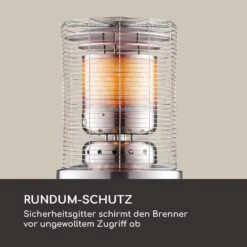 Heatwave Gasheizstrahler 10 KW (728 G/h) Bodenrollen Schutzcover Piezozündung -Haushaltsgeräte Geschäft 10035957 de 0006 logo