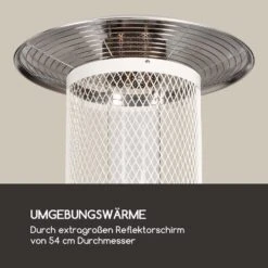 Goldflame Terrassenheizstrahler Gasheizer 11,2 KW Temperglas Mobil Edelstahl -Haushaltsgeräte Geschäft 10035962 de 0008 logo