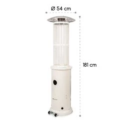 Goldflame Terrassenheizstrahler Gasheizer 11,2 KW Temperglas Mobil Edelstahl -Haushaltsgeräte Geschäft 10035962 yy 0010 logo