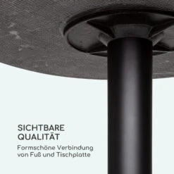 Patras Pearl Bistro-Tisch Jugendstil Marmor Ø 60 Cm H 75 Cm Gusseisern -Haushaltsgeräte Geschäft 10035978 de 0006 logo