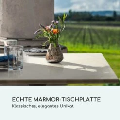 Patras Onyx Bistro-Tisch Mit Jugendstil Marmor 60 X 60 Cm Höhe: 72 Cm Rund -Haushaltsgeräte Geschäft 10035980 de 0003 logo