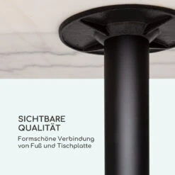 Patras Onyx Bistro-Tisch Mit Jugendstil Marmor 60 X 60 Cm Höhe: 72 Cm Rund -Haushaltsgeräte Geschäft 10035980 de 0006 logo