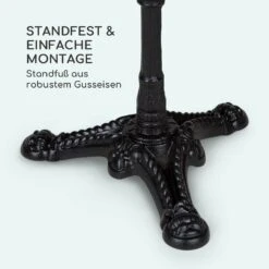 Patras Lux Bistro-Tisch Mit Dreifuß Marmortisch Ø: 57,5 Cm Höhe: 72 Cm -Haushaltsgeräte Geschäft 10035984 de 0005 logo