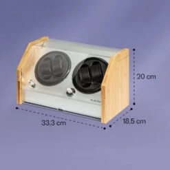 Garonne 4 Uhrenbeweger, 2 Drehteller, 4 Uhren, 3 Geschwindigkeiten, 4 Modi, Bambus -Haushaltsgeräte Geschäft 10036042 yy 0005 logo