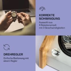 Garonne 6 Uhrenbeweger 6 Uhren 3 Geschwindigkeiten 4 Modi Bambus -Haushaltsgeräte Geschäft 10036043 de 0003 logo