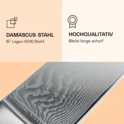 Kishiko Messerset Damaszener-Stahl 3-teilig Extra Scharf Rosenholz -Haushaltsgeräte Geschäft 10036060 de 0004 logo