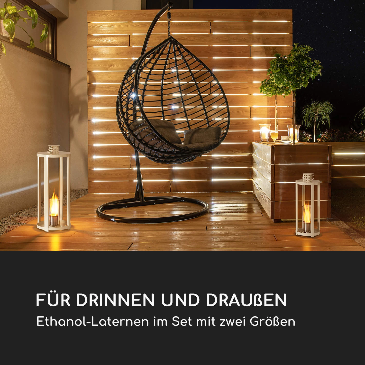 Fiamme Cilindro Ethanol-Laterne 2-Set Edelstahl-Brenner 0,3 Liter 4 H Brenndauer 4 Fiamme Cilindro Ethanol-Laterne 2-Set Edelstahl-Brenner 0,3 Liter 4 H Brenndauer – Bild 2