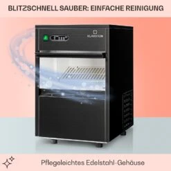 Powericer XL Eiswürfelmaschine 20 Kg/Tag 145 Watt -Haushaltsgeräte Geschäft 10036152 de 0005 usp