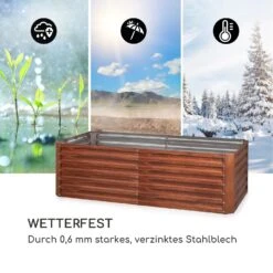Rust Grow Hochbeet Gartenbeet Verzinktes Stahlblech Rost-Finish -Haushaltsgeräte Geschäft 10036158 de 0006 logo