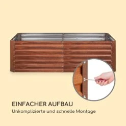 Rust Grow Hochbeet Gartenbeet Verzinktes Stahlblech Rost-Finish -Haushaltsgeräte Geschäft 10036158 de 0007 logo