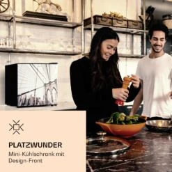 CoolArt 45L Mini-Kühlschrank EEK F Gefrierfach 1,5l Designtür -Haushaltsgeräte Geschäft 10036183 de 0002 logo
