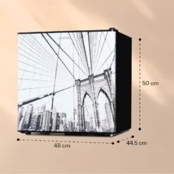 CoolArt 45L Mini-Kühlschrank EEK F Gefrierfach 1,5l Designtür -Haushaltsgeräte Geschäft 10036183 yy 0006 logo