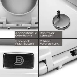 Kaiana Toilettendeckel O-Form Absenkautomatik Antibakteriell -Haushaltsgeräte Geschäft 10036248 de 0005 logo