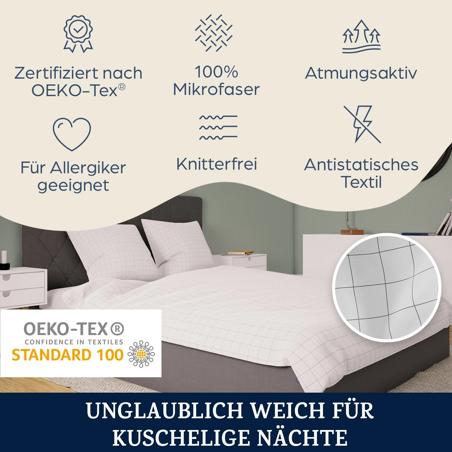 Soft Wonder-Edition Bettwäsche 155x200 Cm 4 Soft Wonder-Edition Bettwäsche 155x200 Cm – Bild 2