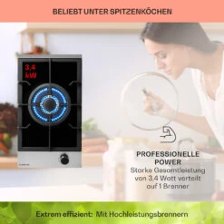 Alchemist Gaskochfeld 1 Wokbrenner Glaskeramik -Haushaltsgeräte Geschäft 10036335 de 0003 usp