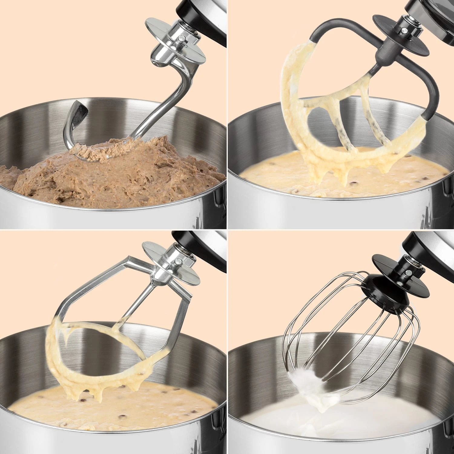 Flexi-Rührhaken Ersatzteil Aluminium-Druckguss 4 Flexi-Rührhaken Ersatzteil Aluminium-Druckguss – Bild 2