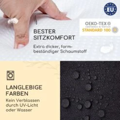 Sylt Polsterauflage Sesselauflage Kopfkissen Polyester 50x120x9cm -Haushaltsgeräte Geschäft 10036544 de 0004 usp