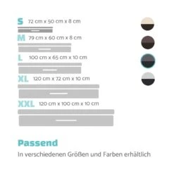 Balu Hundebett Hundekissen | Waschbar | Orthopädisch | Rutschfest | Atmungsaktiver Memory-Schaum | Größe S (72 X 8 X 50 Cm) -Haushaltsgeräte Geschäft 10037554 de 0007 logo