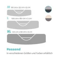 Lotte Hundebett Waschbar Rutschfest Memory-Schaum Größe XL -Haushaltsgeräte Geschäft 10037592 de 0007 logo