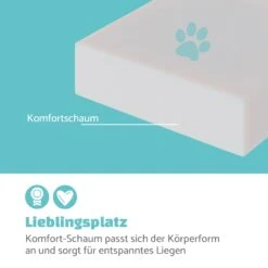 Emma Hundebett Hundekorb | Waschbar | Rutschfest | Atmungsaktiv | Wendematratze | Kissen | Größe L (100 X 30 X 90 Cm) -Haushaltsgeräte Geschäft 10037612 de 0003 logo
