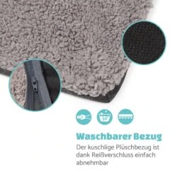 Emma Hundebett Hundekorb | Waschbar | Rutschfest | Atmungsaktiv | Wendematratze | Kissen | Größe L (100 X 30 X 90 Cm) -Haushaltsgeräte Geschäft 10037612 de 0005 logo