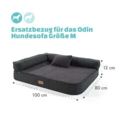 Odin Hundesofa Ersatzbezug | Waschbar | Rutschfest | Atmungsaktiv | Größe M (100 X 12 X 80 Cm) -Haushaltsgeräte Geschäft 10037615 de 0004 logo