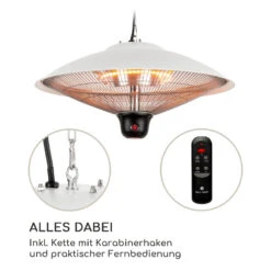 Heizsporn Deckenheizstrahler 60,5 Cm (Ø) LED-Lampe Fernbedienung -Haushaltsgeräte Geschäft 10037732 de 0006 logo