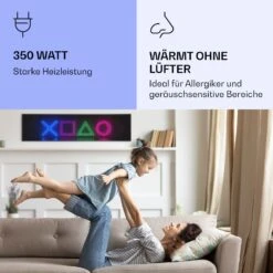 Wonderwall Air Art Smart Infrarotheizung Spiel 120x30cm 350W -Haushaltsgeräte Geschäft 10037841 de 0005 logo