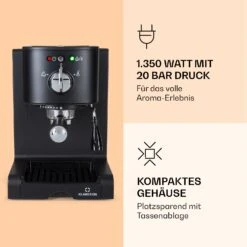 Passionata 20 Espressomaschine 20 Bar 6 Tassen 1,25 Liter Milchschaum 11 Passionata 20 Espressomaschine 20 Bar 6 Tassen 1,25 Liter Milchschaum -Haushaltsgeräte Geschäft 10037855 de 0003 logo