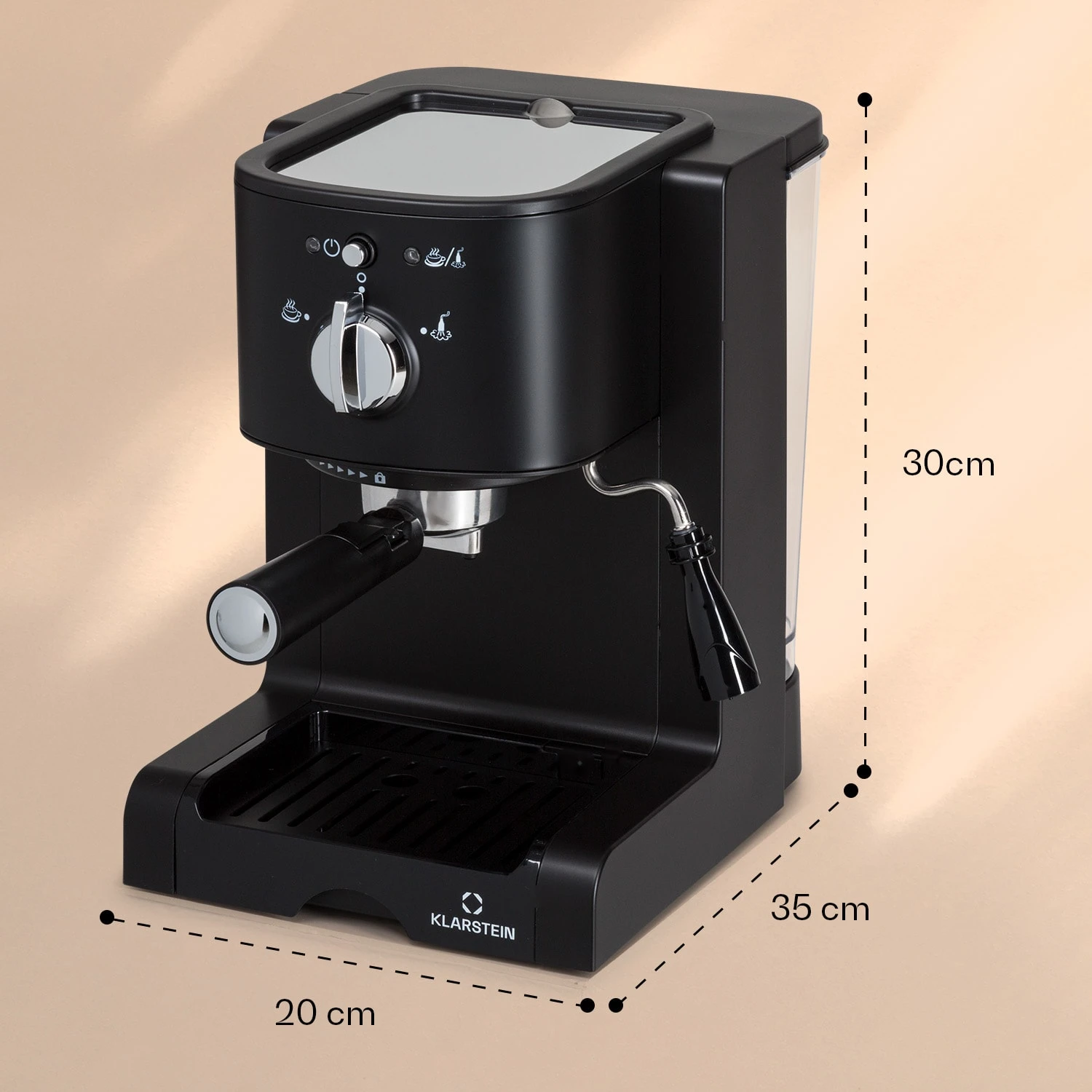 Passionata 20 Espressomaschine 20 Bar 6 Tassen 1,25 Liter Milchschaum 9 Passionata 20 Espressomaschine 20 Bar 6 Tassen 1,25 Liter Milchschaum – Bild 7