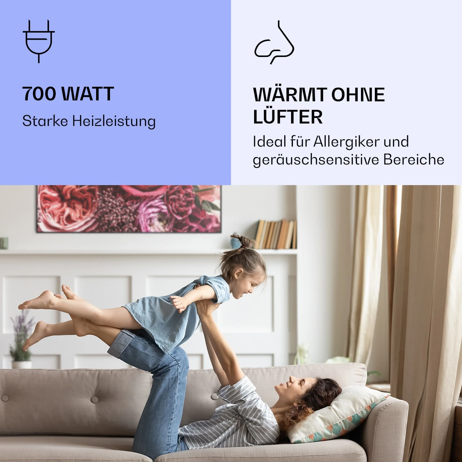 Wonderwall Air Art Smart Infrarotheizung Blume 120x60cm 700W 7 Wonderwall Air Art Smart Infrarotheizung Blume 120x60cm 700W – Bild 5