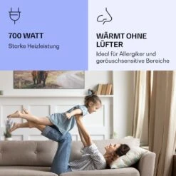 Wonderwall Air Art Smart Infrarotheizung Kuh 120x60cm 700W -Haushaltsgeräte Geschäft 10037923 de 0005 logo