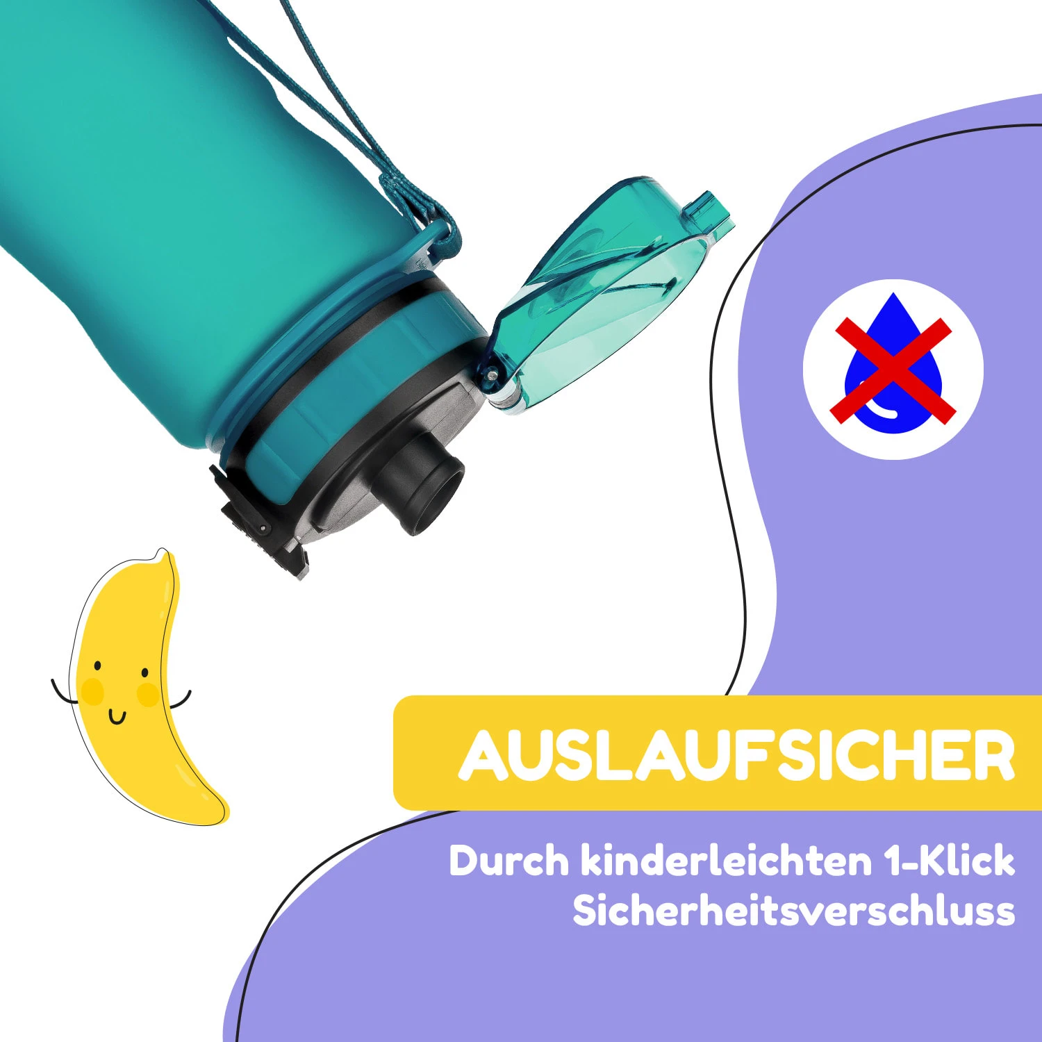 Schmatzfatz Trinkflasche Sportflasche 500 Ml 24 Cm Tritan 5 Schmatzfatz Trinkflasche Sportflasche 500 Ml 24 Cm Tritan – Bild 3