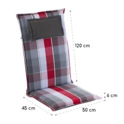 Donau Polsterauflage Sesselauflage Hochlehner Gartenstuhl Polyester 50x120x6cm -Haushaltsgeräte Geschäft 10037961 yy 0005 logo