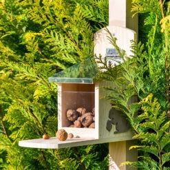Futterhaus Für Eichhörnchen Metalldach Kiefernholz Unbehandelt -Haushaltsgeräte Geschäft 10038023 yy 0006 logo