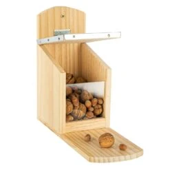 Futterhaus Für Eichhörnchen Metalldach Kiefernholz Unbehandelt -Haushaltsgeräte Geschäft 10038023 yy 0007 logo