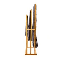 Handtuchhalter 3-fache Handtuchstange 55x100x24 Cm Treppenoptik Bambus -Haushaltsgeräte Geschäft 10038045 yy 0004 logo