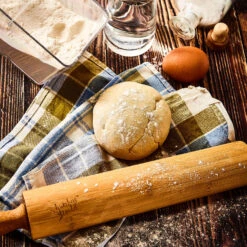 Nudelholz 100 % Bambus 43 X 5 Cm (LxØ) Glatte Oberfläche Bambus -Haushaltsgeräte Geschäft 10038059 yy 0004 logo