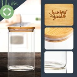 Eckiges Glas Mit Bambusdeckel Luftdicht Silikonring 10 X 25 X 10 Cm 11 Eckiges Glas Mit Bambusdeckel Luftdicht Silikonring 10 X 25 X 10 Cm -Haushaltsgeräte Geschäft 10038076 yy 0002 logo
