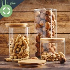 Eckiges Glas Mit Bambusdeckel Luftdicht Silikonring 10 X 25 X 10 Cm 13 Eckiges Glas Mit Bambusdeckel Luftdicht Silikonring 10 X 25 X 10 Cm -Haushaltsgeräte Geschäft 10038076 yy 0004 logo