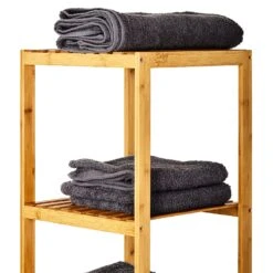 Regal Mehrzweckregal 5 Etagen 34x140x33cm (BxHxT) Kombinierbar Bambus -Haushaltsgeräte Geschäft 10038086 yy 0005 logo