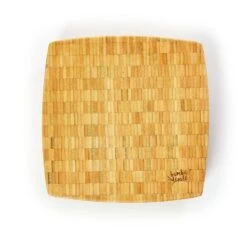 Bambus-Hackbrett 30 X 6,8 X 30 Cm (BxHxT) Standfüße Haltegriff Pflegeleicht -Haushaltsgeräte Geschäft 10038092 yy 0003 logo