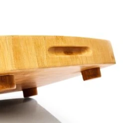 Bambus-Hackbrett 30 X 6,8 X 30 Cm (BxHxT) Standfüße Haltegriff Pflegeleicht -Haushaltsgeräte Geschäft 10038092 yy 0005 logo