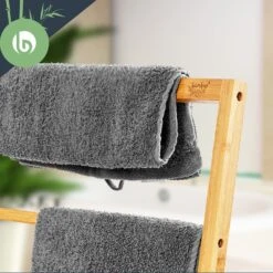 Handtuchhalter 4-fache Handtuchstange 40x98x28 Cm Leiteroptik Bambus -Haushaltsgeräte Geschäft 10038126 yy 0003 logo